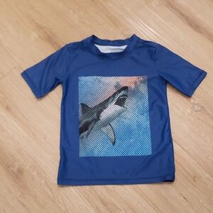 Shark Swim Shirt Sz 5